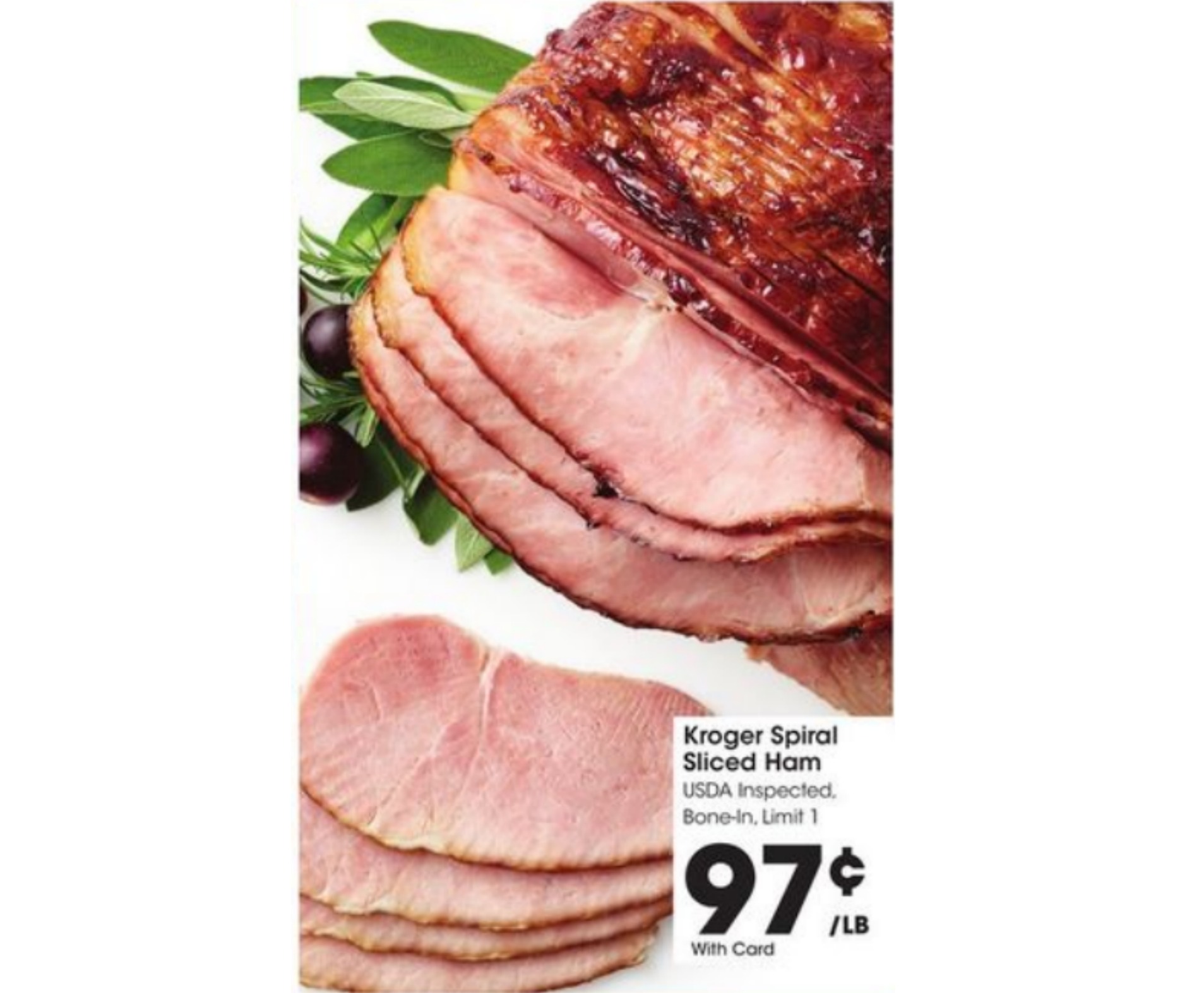 Easter Ham Sales at Kroger! You Can NOW Add To Your Kroger Pickup Order