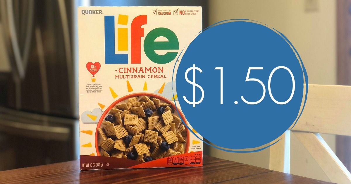 quaker life cereal kroger krazy