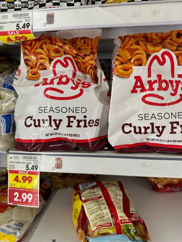 Arby's Fries Kroger Shelf Image