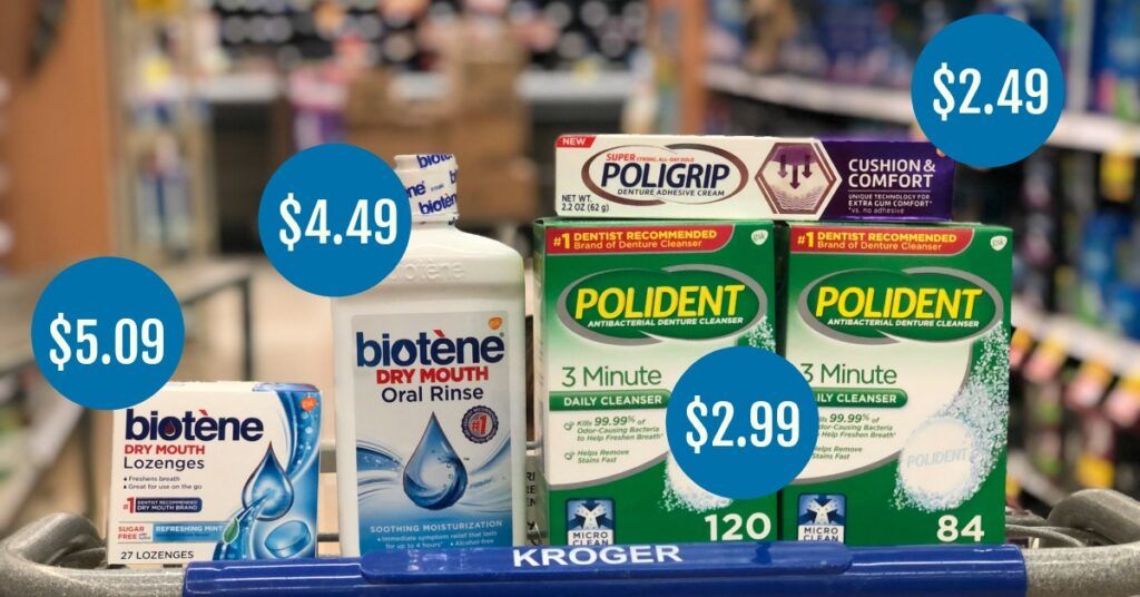 NEW Coupons for Biotène, Polident &amp; Poligrip at Kroger!! Pay as low as ...