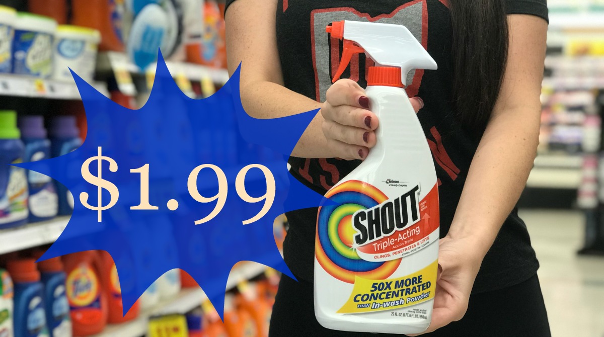 Shout Stain Remover is JUST $1.99 at Kroger! (Reg Price $3.59) - Kroger  Krazy