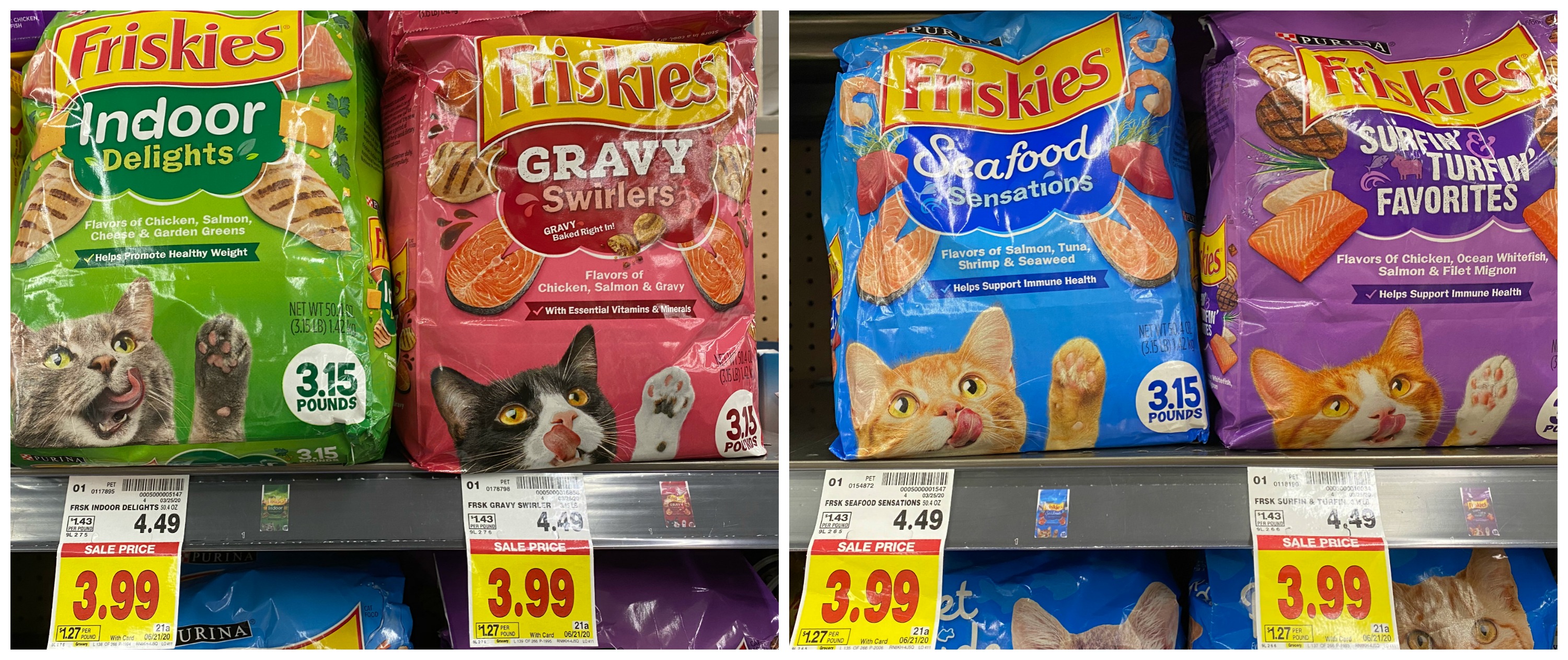 Purina Friskies Cat Food (Bags) are JUST 2.99 at Kroger!! Kroger Krazy