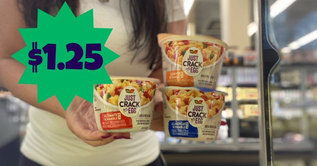 Just Crack an Egg Scrambles ONLY 1.25 each at Kroger!! Kroger Krazy