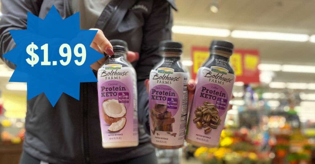 Bolthouse Farms Protein Keto Beverages ONLY 1.99 at Kroger!! Kroger Krazy