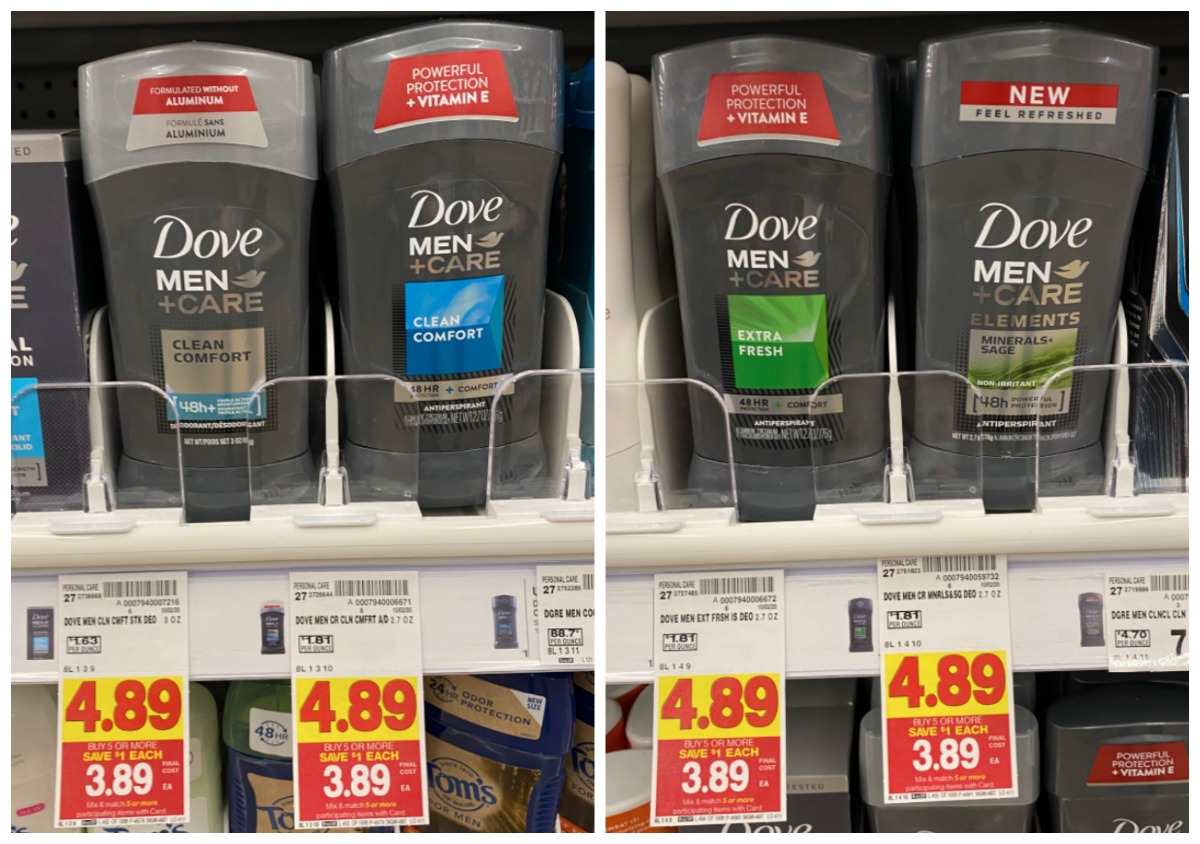 Dove Men+Care Deodorant Kroger