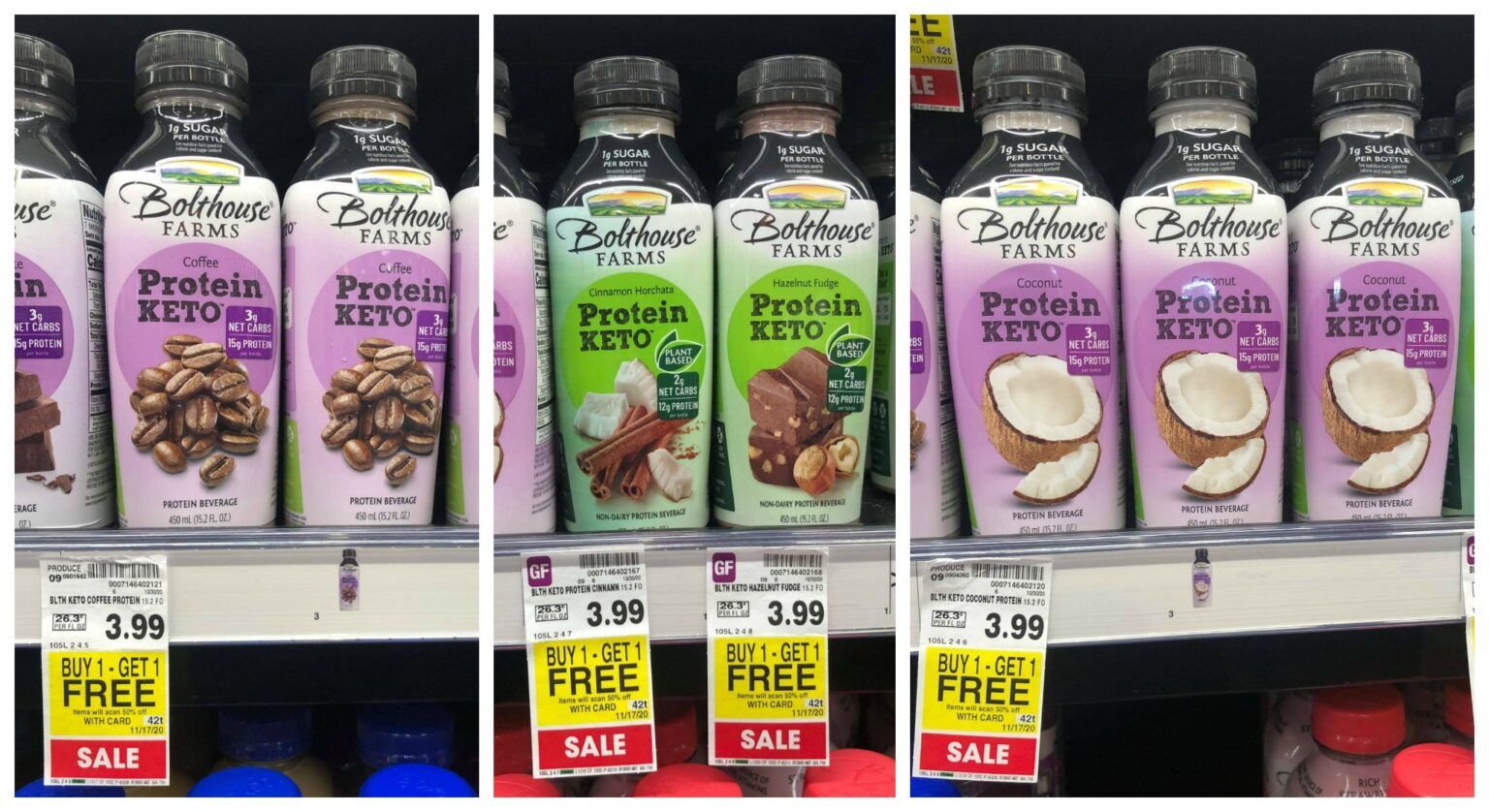 FREE Bolthouse Farms Protein Keto Beverages at Kroger!! Kroger Krazy