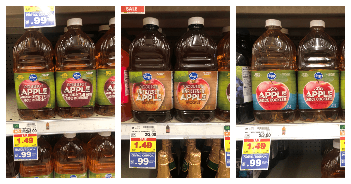 kroger apple juice