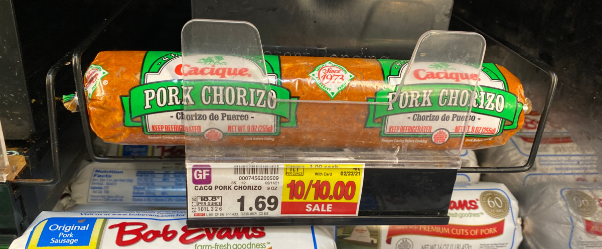 Cacique Pork Chorizo, 9 oz (Refrigerated)
