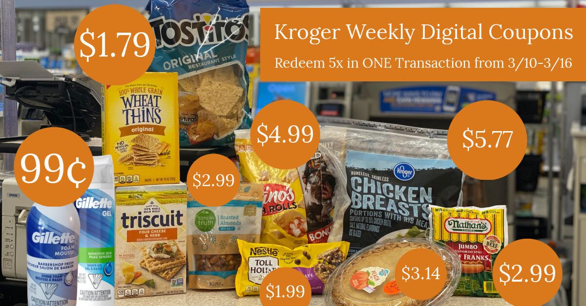 Last Day Kroger Weekly Hot Digital Coupons Redeem 5x In ONE last-day-kroger-weekly-hot-digital-coupons-redeem-5x-in-one