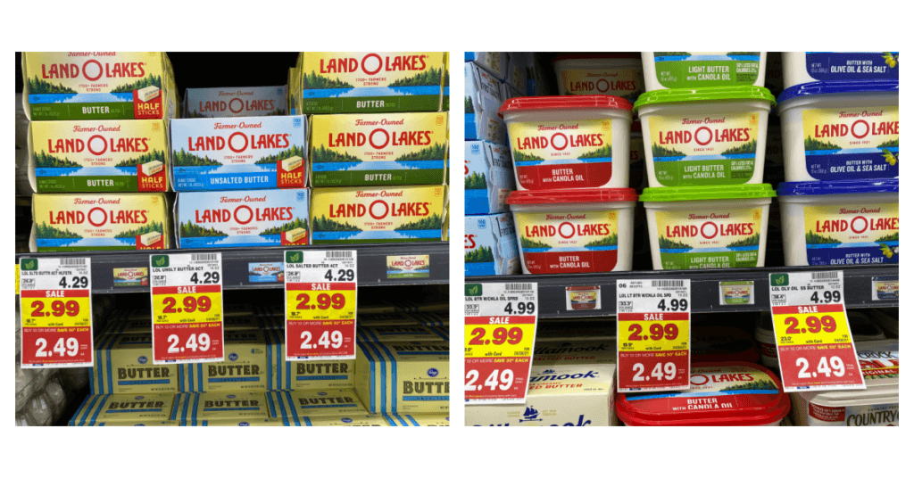 Land O Lakes Butter is as low as 1.99 at Kroger!! Kroger Krazy