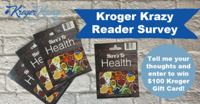 Kroger Krazy Reader Survey Giveaway