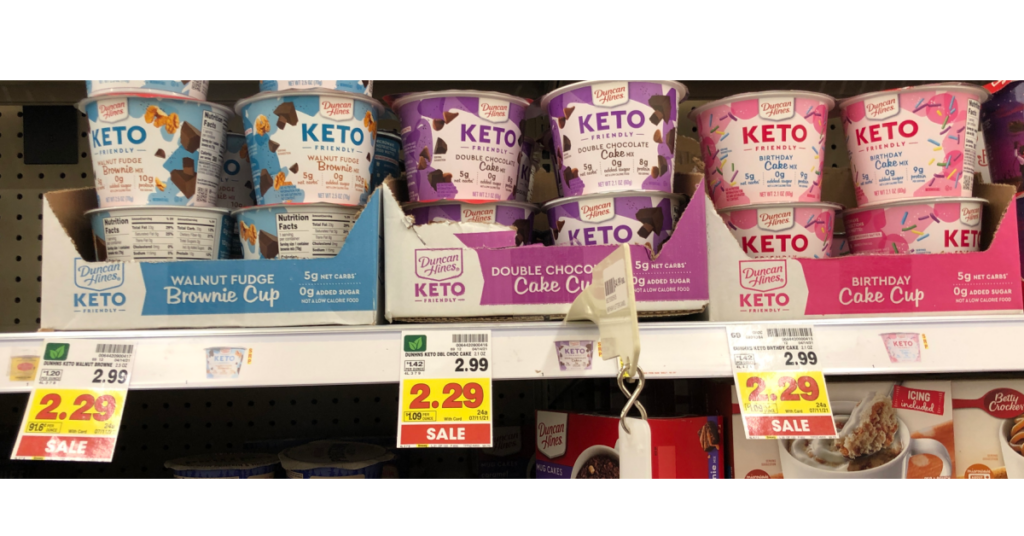 duncan hines keto cups