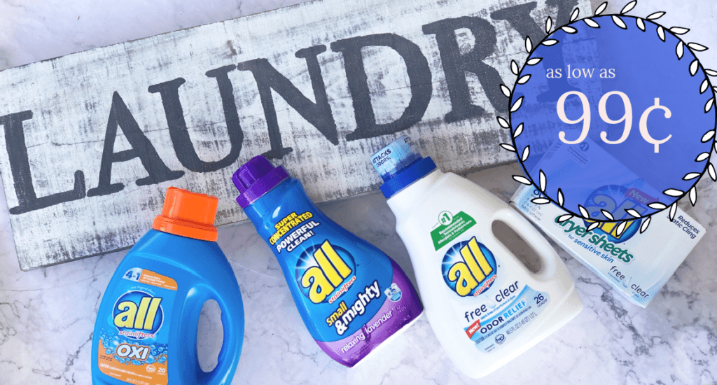 NEW all Coupon | Laundry Products ONLY $0.99 with Kroger Mega Event ...