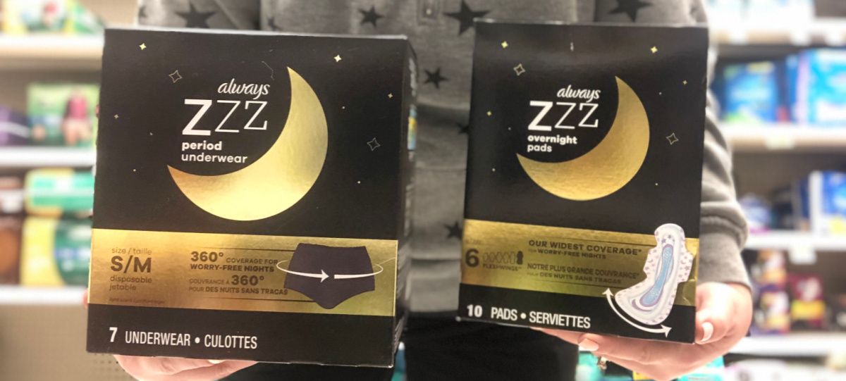 Always ZZZ Pads and Underwear are ONLY $4.99 with Kroger Mega Event! - Kroger  Krazy