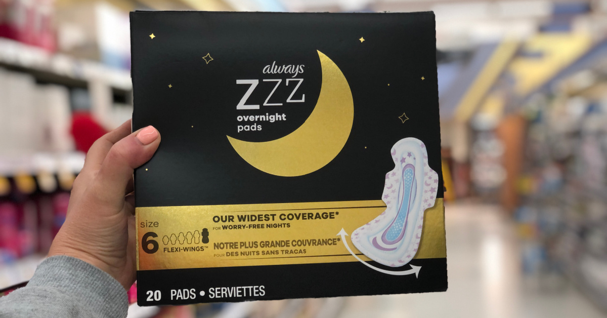 Always Zzz Pads and Underwear are as low as $2.99 at Kroger!! - Kroger Krazy