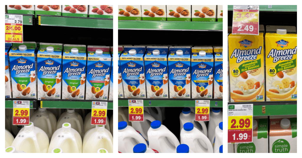 NEW Blue Dimaond Coupon | Almondmilk as low as $0.49 with Kroger Mega ...