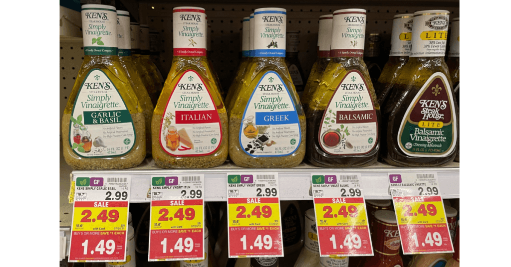 Ken's Simply Vinaigrette is JUST $0.74 at Kroger During Mega Event ...