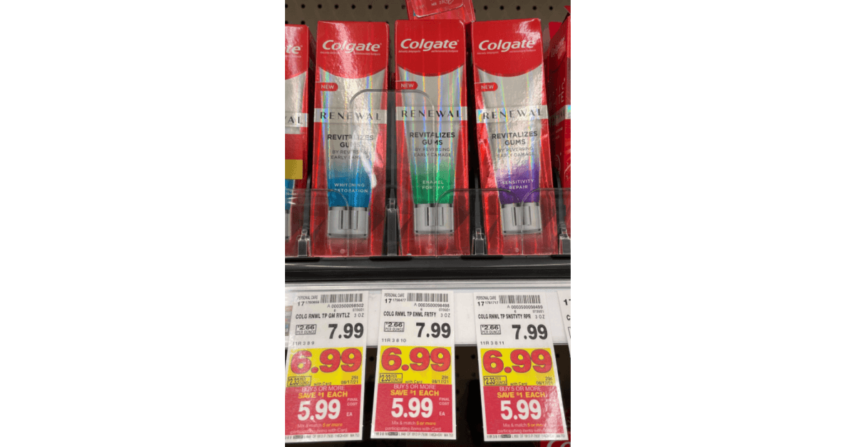 Colgate Renewal Kroger 