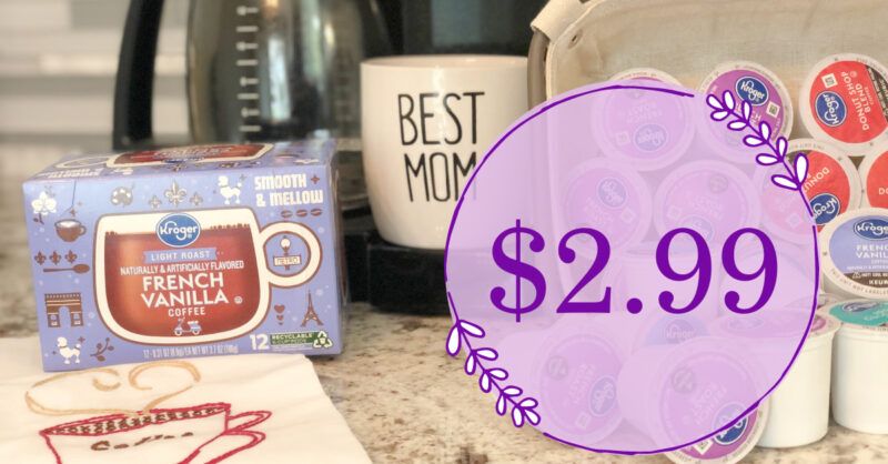 Kroger brand Coffee K-Cups are ONLY $2 