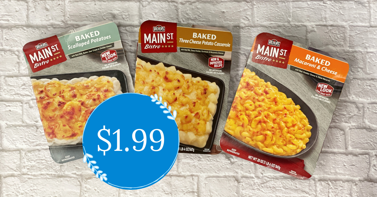 Reeser's Main St. Bistro Side Dishes are $1.99 with Kroger Mega Event ...