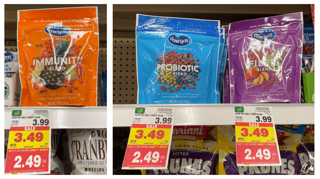 Ocean Spray Medleys Kroger