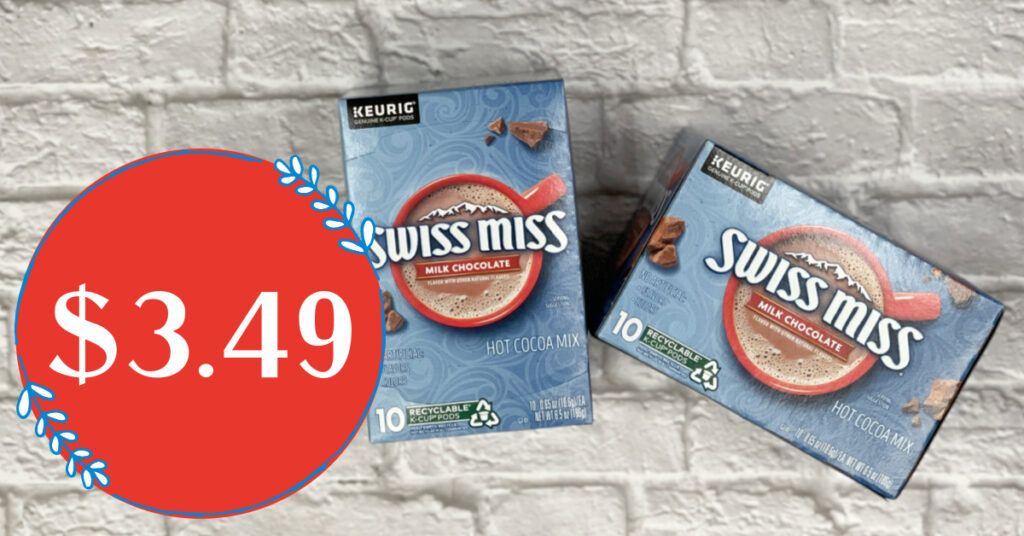 Swiss Miss KCup Pods are 3.49 at Kroger (Reg 7.99)!! Kroger Krazy