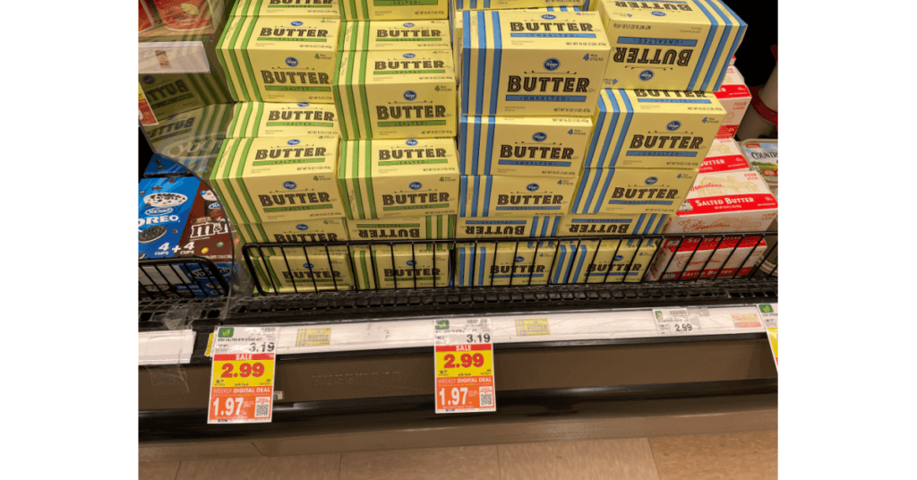 Get your Kroger Butter for ONLY 1.97!! Kroger Krazy