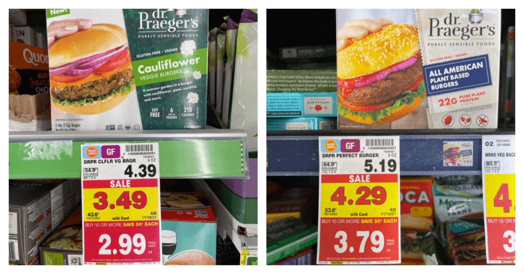 Dr. Praeger's Purely Sensible Foods are as low as FREE with Kroger Mega ...