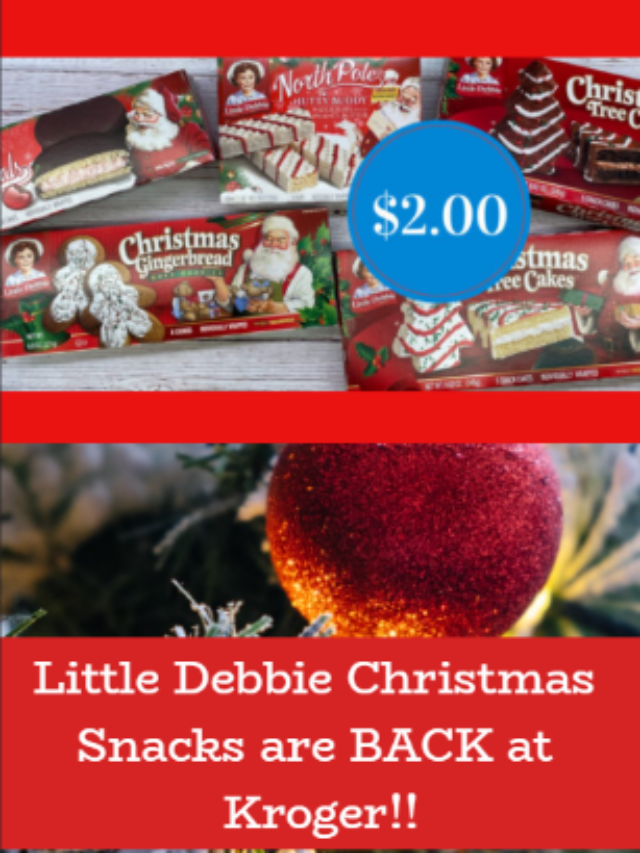 Little Debbie Christmas Goodies are $2.00 at Kroger!!