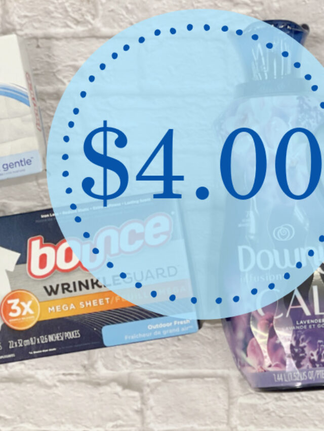Bounce Dryer Sheets/Downy Fabric Softener $4.00 at Kroger!