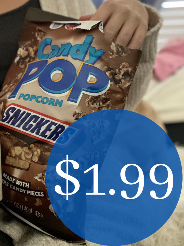 Candy Pop or Cookie Pop Popcorn is ONLY $1.99 at Kroger