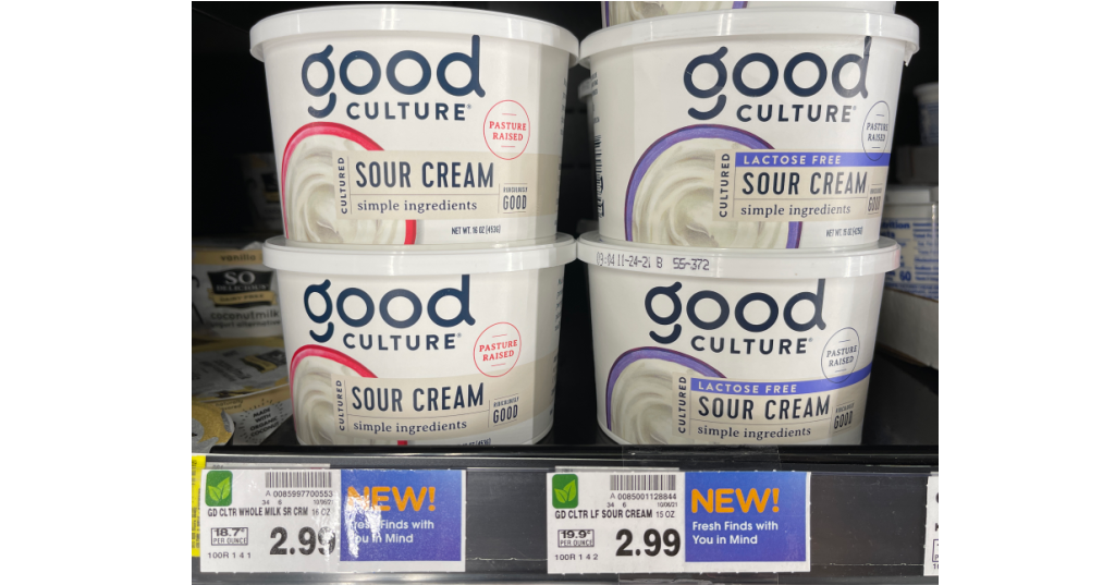 Good Culture Classic Lactose Free Sour Cream, 15 oz