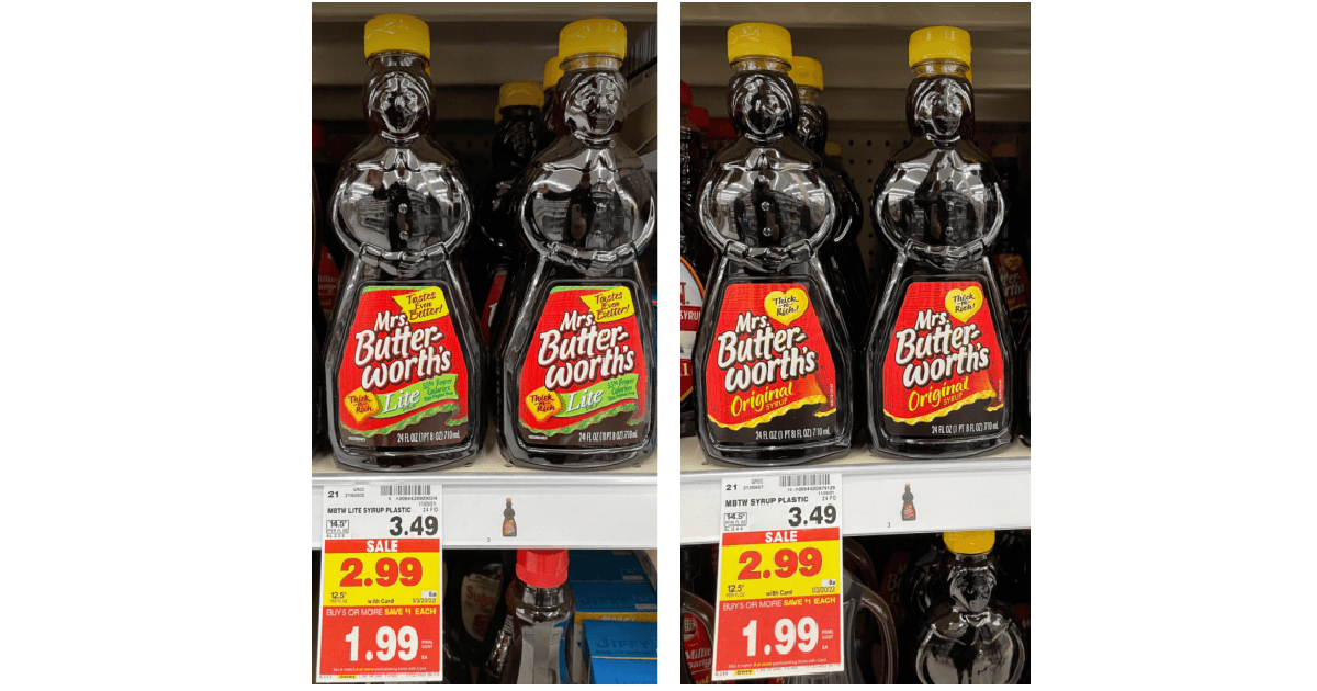 Mrs. Butterworth's Kroger