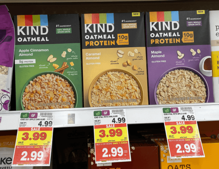 Kind Oatmeal Kroger