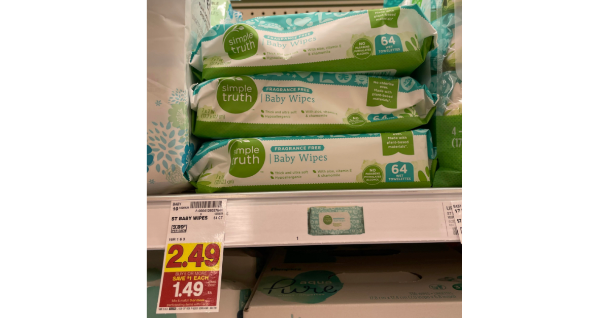 Simple Truth Baby Wipes Kroger