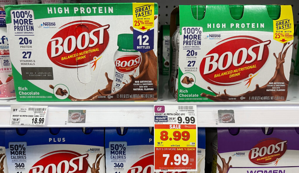 NEW Coupons!! Great Deal on BOOST® High Protein Nutritional Drinks with