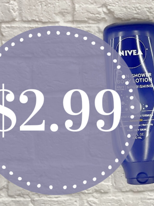 Nivea Lotions are ONLY $2.99 at Kroger!