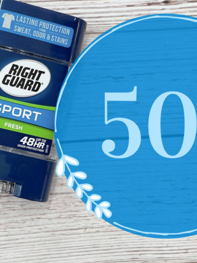 Right Guard Sport Deodorant is JUST $0.50 at Kroger!!