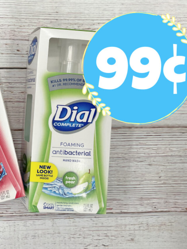 Dial Foaming Hand Wash is $0.99 each with Kroger Mega Event!