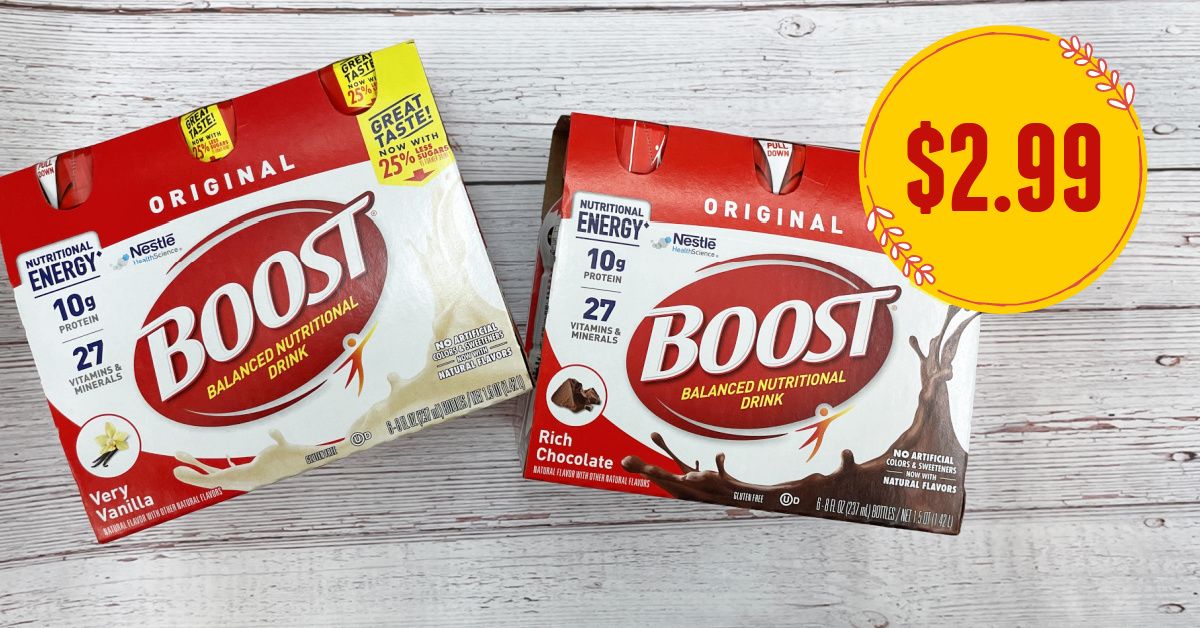 BOOST Nutritinal Shakes Kroger Krazy