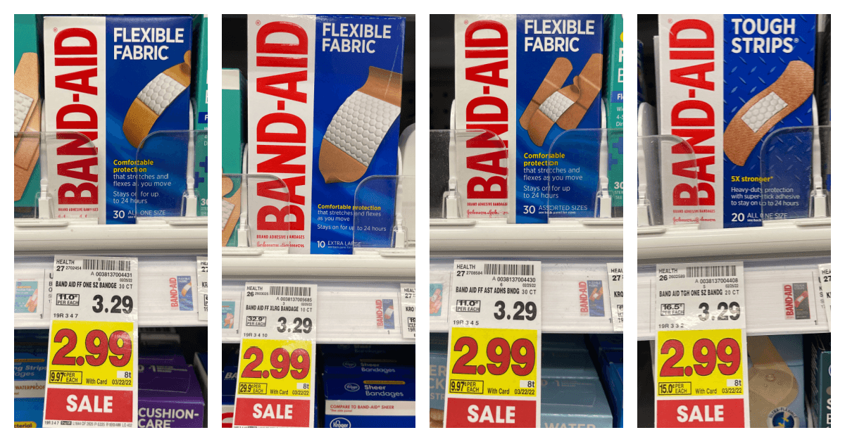 band-aid kroger shelf image