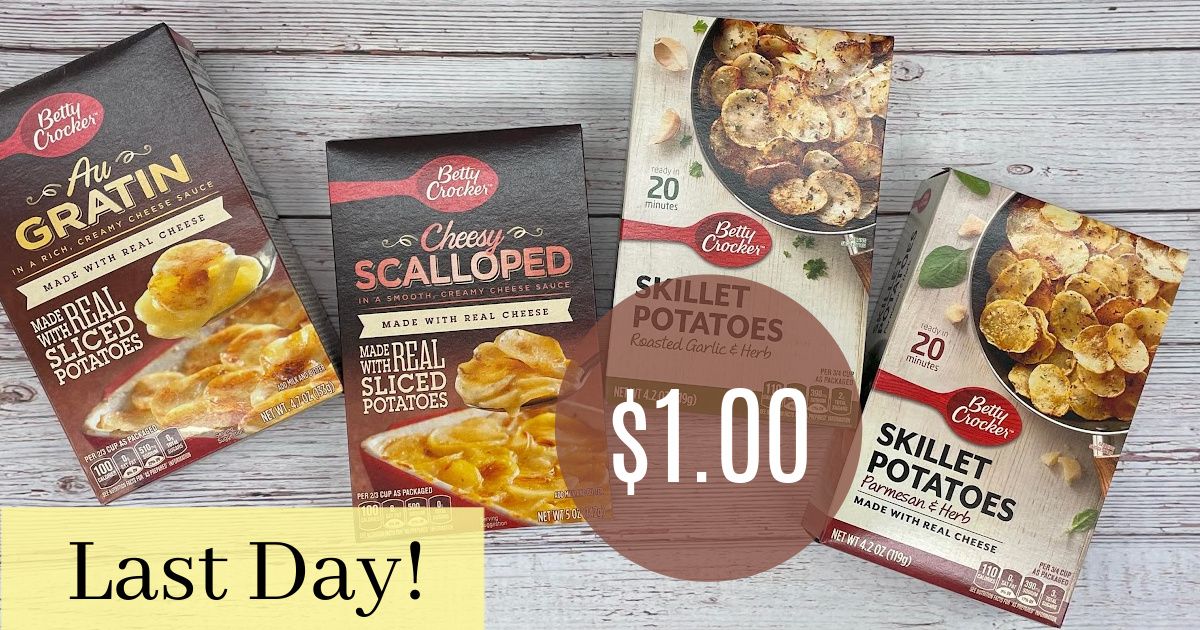 Betty Crocker Potatoes Kroger Krazy