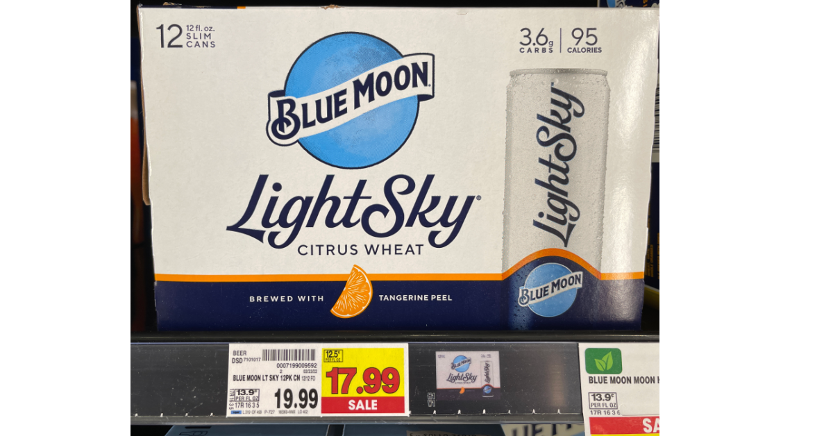 Blue Moon Light Sky Kroger shelf image