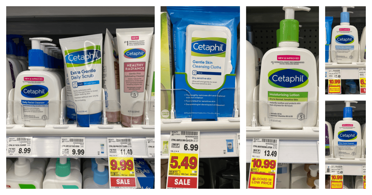 Cetaphil Kroger shelf image
