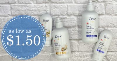 Dove hand sanitizer gel Kroger Krazy