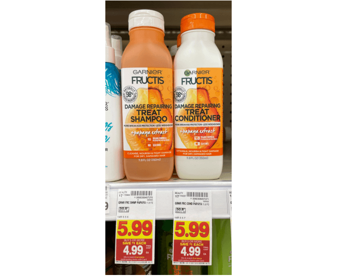 Garnier Fructis Treat Kroger Shelf Image