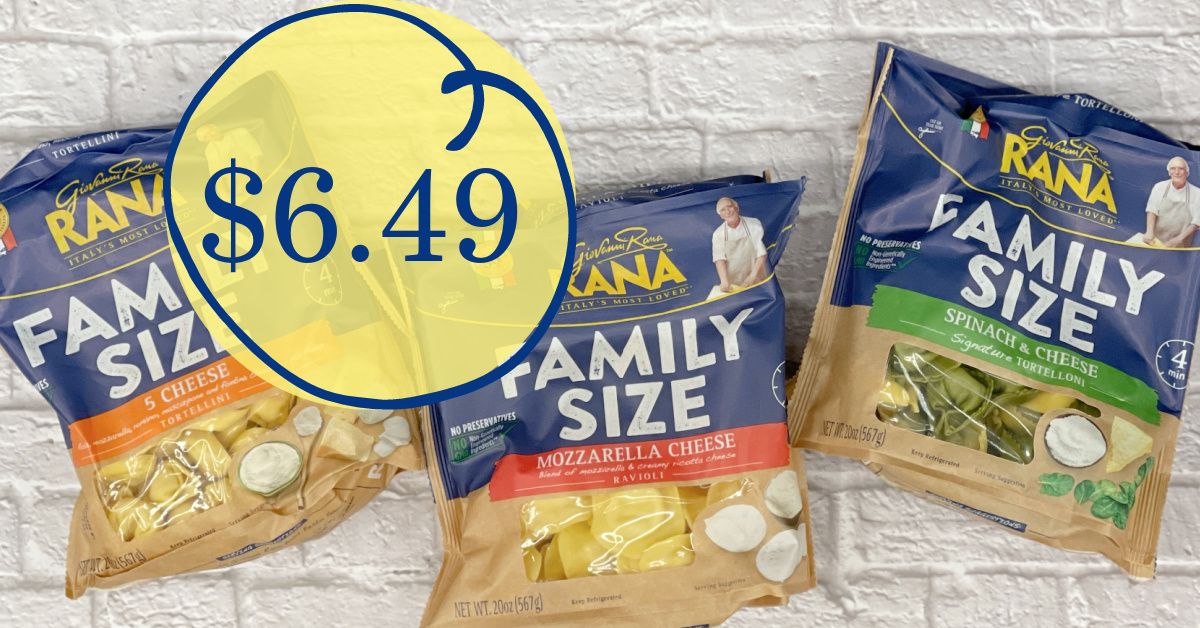 Giovanni Rana Family Size Pasta Kroger Krazy