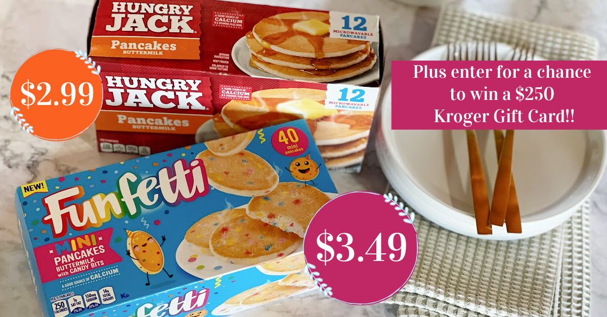 Pick Up Funfetti Frozen Mini Pancakes For As Low As $1.89 Per Box