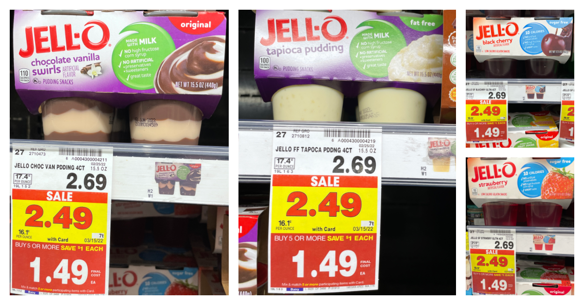 Jell-O pudding shelf image