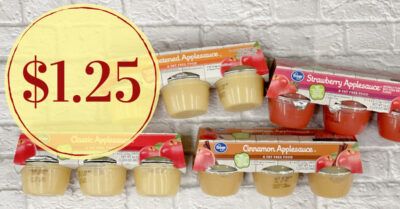 Kroger brand Applesauce Kroger Krazy